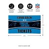 Evergreen Come Back with Tickets Carolina Panthers 28" x 16" Woven PVC Indoor Outdoor Doormat - 2 of 4