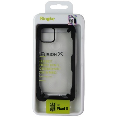 Ringke Fusion X Series Case for Google Pixel 5 - Clear / Black