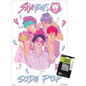 Trends International Netflix KPop Demon Hunters (2025) - Saja Boys Soda Pop Unframed Wall Poster Prints - 1 of 4