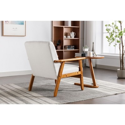 CAVINAS Luxury Velvet Accent Chair with Wood Frame,Arm Chair for Living Room, Bedroom