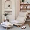 GlasFlength Sofas, Stylish and Comfortable Seating for Every Home, Contemporary, Classic Modern Designs, Beige,26.77”*27.56”*37.01" - 3 of 4