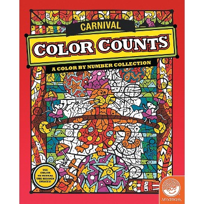 MindWare Color Counts: Carnival - Coloring Books