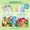 Joyfy Dot Art Kit for Kids Age 3+, Princess/Animals/Dinosaur Themed No Mess Sticker Craft, Ideal Arts & Crafts Supplies, Birthday Gifts for Boys Girls - 2 of 4