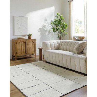 Hauteloom Rectangle Area Rug  Red