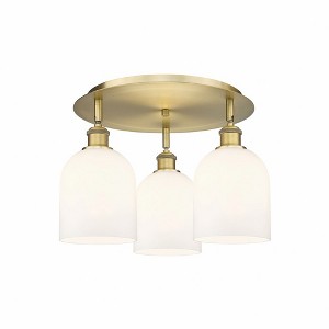 Innovations Lighting Bella 3 - Light Flush Mount in  Brushed Brass - 1 of 1