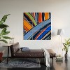 DorisciciArt autumn stripes Wood Wall Mural - Society6 - 2 of 2