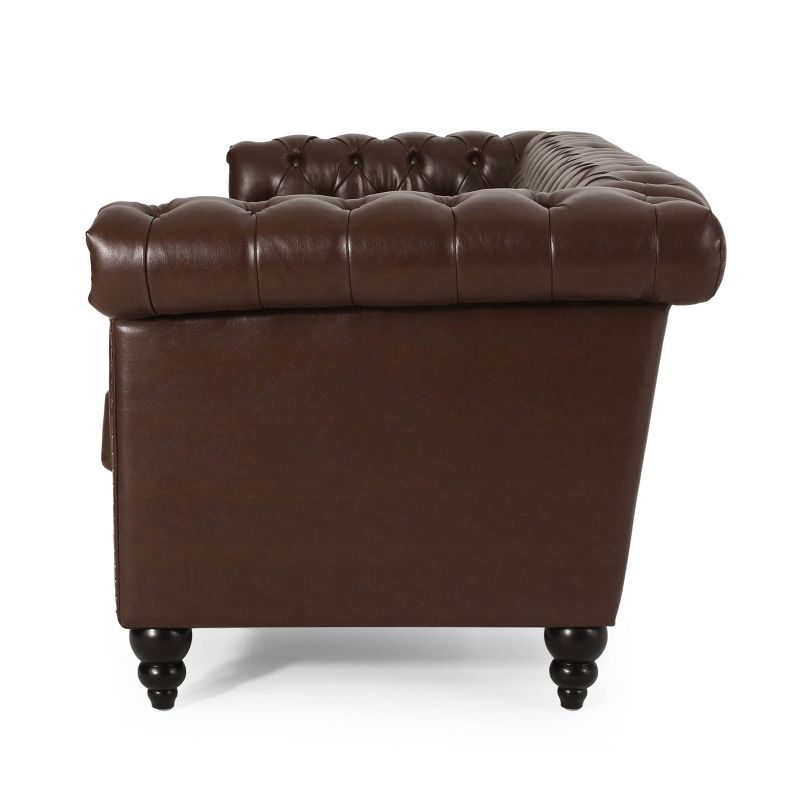 Parkhurst Tufted Chesterfield 3 Seater Sofa - Christopher Knight Home, 5 of 11