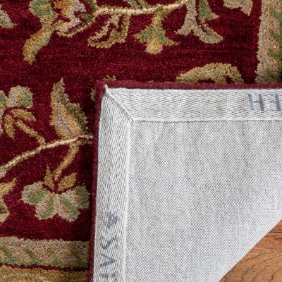 Heritage Red and Gold Hand-Tufted Wool Area Rug