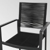 Cape Coral 2pk Aluminum Dining Chair with Rope Seat - Christopher Knight Home - 3 of 4