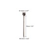 Unique Bargains Brass DIY Craft Jewelry Making Round Ball Head Pins 200 Pcs - 2 of 4