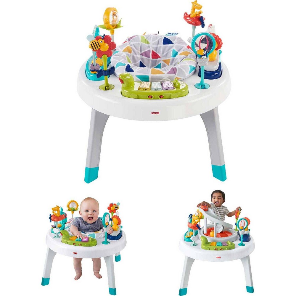 Fisher-Price 2-in-1 Sit-to-Stand Activity Center - Safari