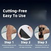 Precut Knee Kinesiology Tape –10-Pack Athletic Knee Support Tape for Runners, Gym, Fitness– Sports Tape for Pain Relief - 3 of 4