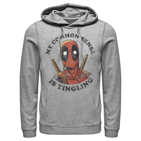 Marvel Deadpool Sense Pull Over Hoodie : Target