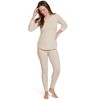 Jockey Women's Long Sleeve Waffle Henley - 3 of 3