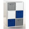 ClosetMaid Cubicals Fabric Drawer, Open Storage Bin for Home Organization, 11" H X 10.5" W X 10.5" D, Gray (2 Pack) - 2 of 4
