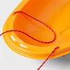 66" Plastic Family Sled with Rope Orange - Sun Squad™: Polyethylene Material, 500 lb Capacity - 3 of 3