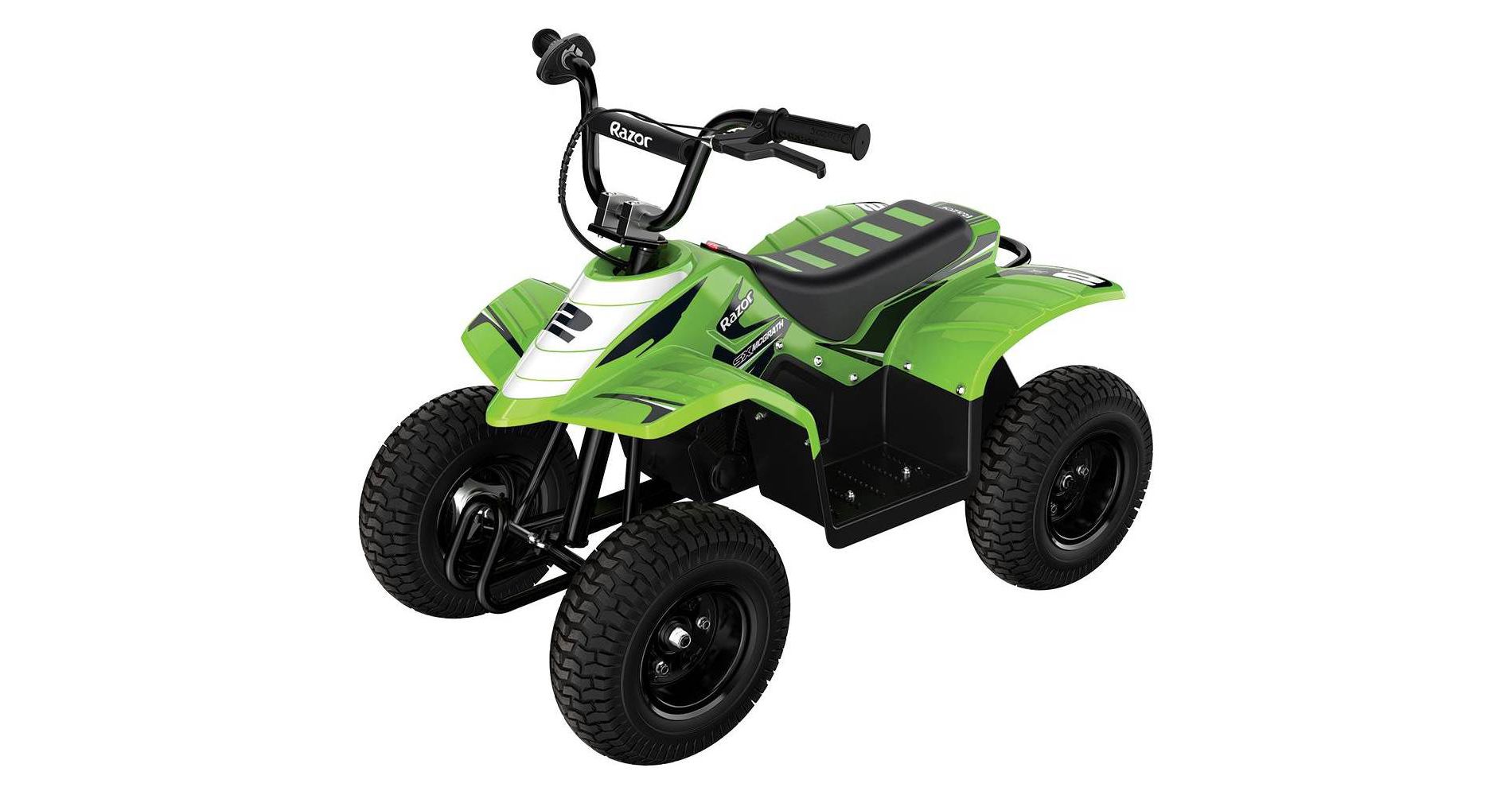 Razor 24V Dirt Quad SX McGrath Powered Ride-On - Green: Steel Frame, 8 MPH, 120 lb Capacity