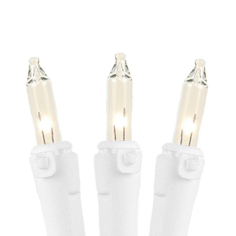 Novelty Lights 20 Light Incandescent Craft Mini Christmas String Lights White Wire 8.5 feet, 3 of 6