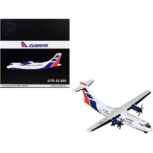 ATR 42-500 Commercial Aircraft "Cubana" White with Blue and Red Tail "Gemini 200" Series 1/200 Diecast Model by GeminiJets - 1 of 3