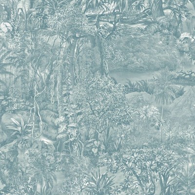 Tempaper & Co. Jungle Toile Peel and Stick Wallpaper