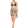 LA LEELA Women's Swimsuit Pareo Sarong Wraps One Size Multicolored Tropical - 2 of 4
