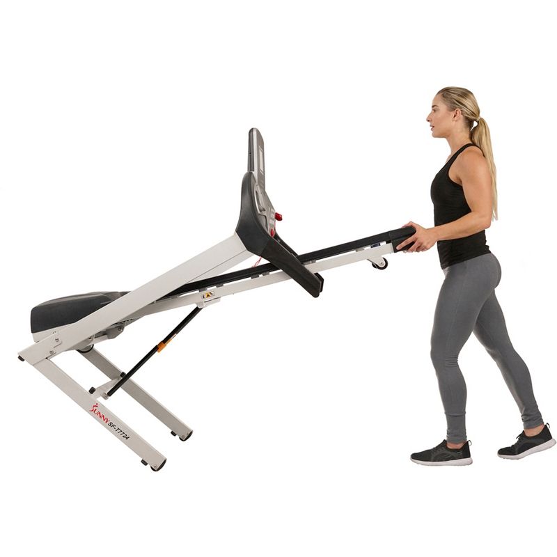 Sunny Health &#38; Fitness Energy Flex Motorized Treadmill - Gray, 4 of 13
