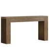 Gulches Farmhouse Console Table, Vertical Slat Legs, Rustic Brown, 59", Sofa/Hallway Table - 2 of 4