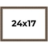 PosterPalooza | Sculpted Silver Picture Frame - UV Acrylic, Backing Board, Hanging Hardware Included - 2 of 4