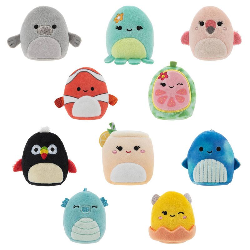 Squishville by Squishmallows Vacation Squad 2&#34; Plush Toy - 10 pack (Target Exclusive), 1 of 17