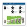 Dixie PerfecTouch Paper Hot Cups and  Lids Combo, 10 oz, Multicolor, 50 Cups/Lids/Pack - 4 of 4