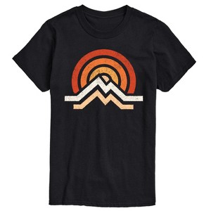 Men's - Instant Message - Simple Mountains Short Sleeve Graphic T-Shirt - 1 of 4