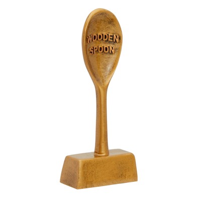 Juvale Golden Spoon Award Cooking Trophy for Bake Off, Chili Competition, Food Contest (2.5 x 6.25 x 1 In)