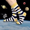 Jupiter and Saturn Planet Space Socks (Men's Sizes Adult Large) from the Sock Panda - 2 of 3