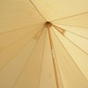 Naysaye Camping Tents Bell Tent Luxury 4 Seasons Mongolian Yurt for Family Camping 4M Cotton Canvas Tent, White - 4 of 4