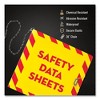 Avery UltraDuty Safety Data Sheet Binder Bundle, 3 Rings, 3" Capacity, 11 x 8.5, Yellow/Red - 3 of 4