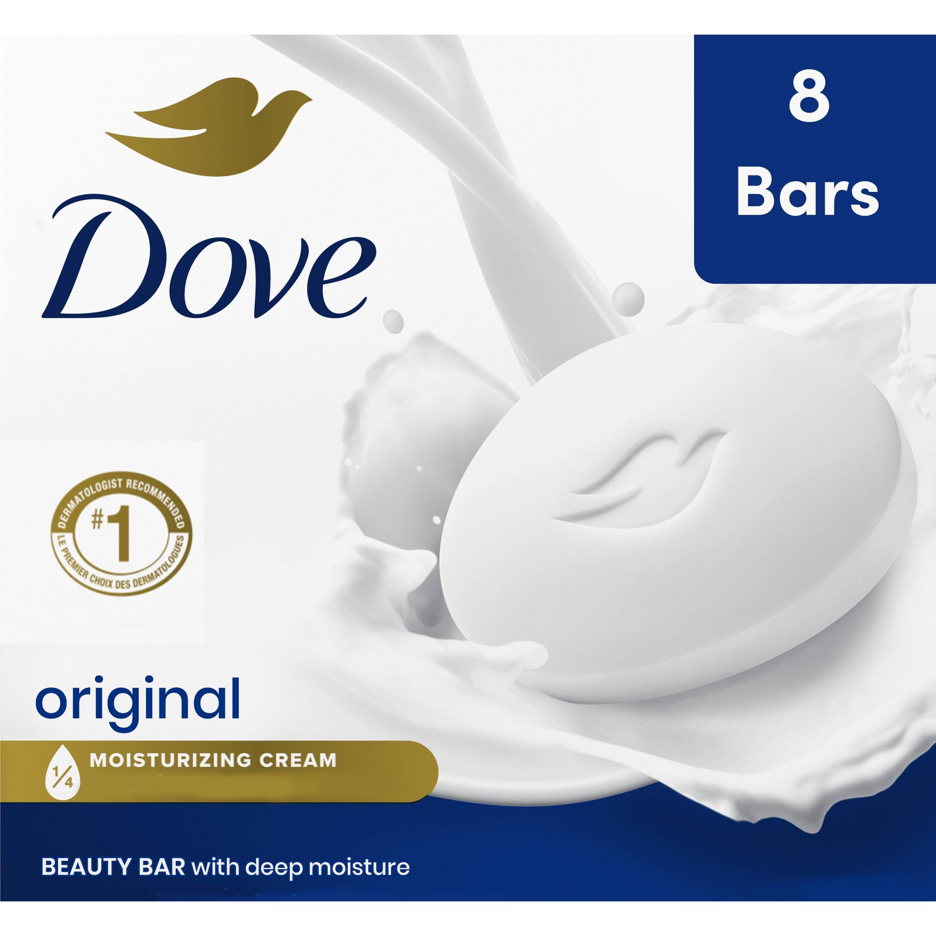 Dove Beauty White Moisturizing Beauty Bar Soap