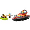 LEGO City Fire Rescue Boat Toy, Floats on Water Set 60373 - 2 of 4
