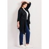 Avenue Women's Plus Size Pointelle Sweater Cardigan - 4 of 4