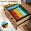 SinCiDo 30" Farmhouse File Cabinet, Office Furniture, w/ 2 Drawers, Hanging File Folders, Printer Stand w/ Storage,for Home Office, Living Room - 3 of 4
