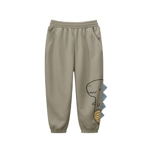 MyKids-USA Children Boys Dinosaur Cartoon Sports Trousers With Pockets - 1 of 4