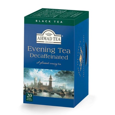 Ahmad Tea Decaffeinated Evening Black Tea 20ct tea bags
