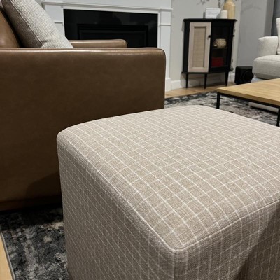Target plaid ottoman cheap
