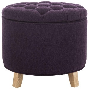 Amelia Tufted Storage Ottoman  - Safavieh - 1 of 4