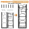 Refrigerant Tank Rack, Heavy Duty Gas Cylinder Storage Holder for Garage - 4 of 4