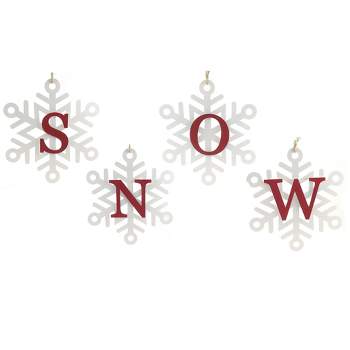 13.0 Inch Snow Snowflake Ornaments Home Decor Decorative Wall Garlands