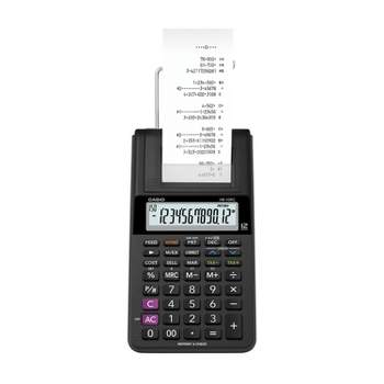 CASIO® HR-10RC Portable Printing Calculator, 12 Digits, with Adapter, Black