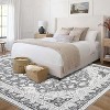 Washable Area Rug for Living Room, Bedroom, Dining, Vintage, Non-Slip, Stain-Resistant - 4 of 4