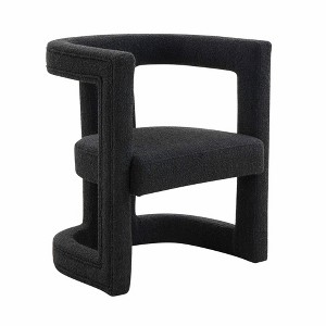 TOV Furniture Ada Boucle Chair in Black - 1 of 4