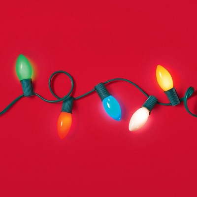 25ct Christmas Incandescent C9 String Lights Multicolored Ceramic Wondershop Target Inventory Checker Brickseek