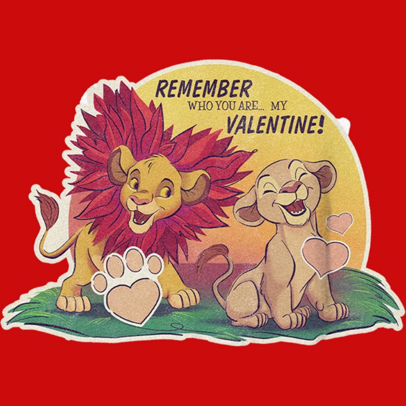 Boy's Lion King Nala and Simba You Are My Valentine T-Shirt, 2 of 5